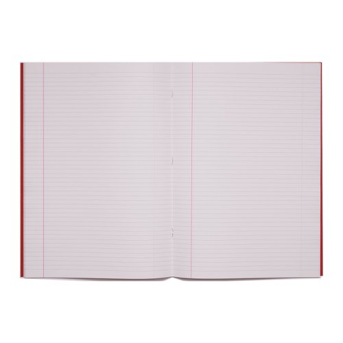 RHINO A4 Exercise Book 80 Page, Red, F6M (Pack of 10)