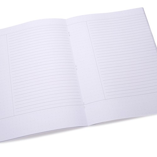 RHINO A4 Cornell Exercise Book 80 Page Purple 8mm Ruled (Pack of 50)