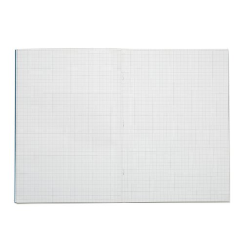 Rhino A4 Exercise Book 64 Page 7mm Squared Light Blue (Pack 50) - VEX677-4385-8 Exercise Books & Paper 14699VC