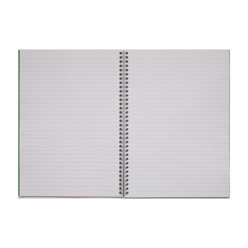 RHINO A4 Polypropylene Notebook with Elastic Band 200 Page, Assorted Colours, F8 (Pack of 6)