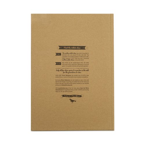 Rhino Recycled Casebound Book 160 Pages 8mm Ruled A4 (Pack of 5) SRCBA4 VC41918 Buy online at Office 5Star or contact us Tel 01594 810081 for assistance