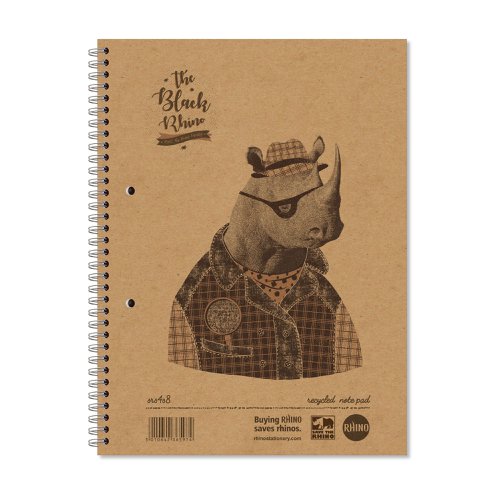 Rhino A4 Recycled 160 Page Refill Pad - Pack of 5