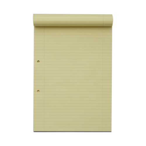 RHINO A4 Special Refill Pad 50 Leaf, Yellow Tinted Paper, F8M (Pack of 6)