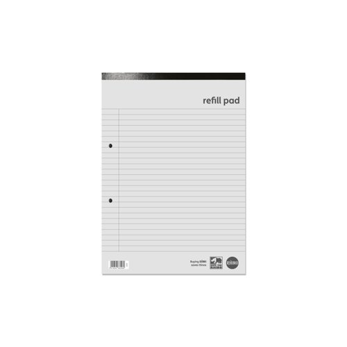 RHINO Everyday A4 Refill Pad 160 Pages / 80 Leaf 8mm Lined with Margin