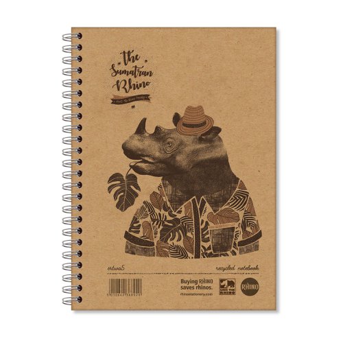 Rhino A5 Recycled Notebook 160 Page - Pack of 5