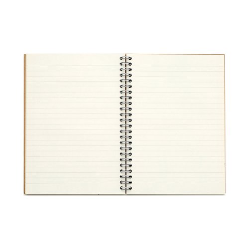 VC41955 Rhino Recycled Wirebound Notebook 160 Pages 8mm Ruled A5 (Pack of 5) SRTWA5