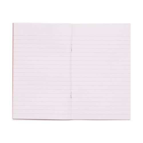 RHINO A6+ Exercise Book 48 pages / 24 Leaf Red 7mm Lined