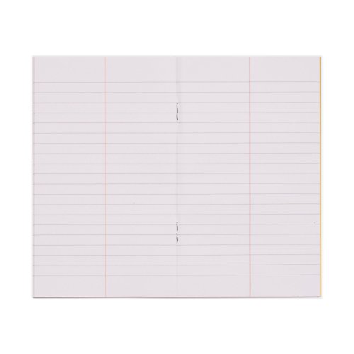 610130 Notebook 7mm Ruled Centre Margin 165X102mm Yellow 48 Page Pack Of 100 Nb01294 3P