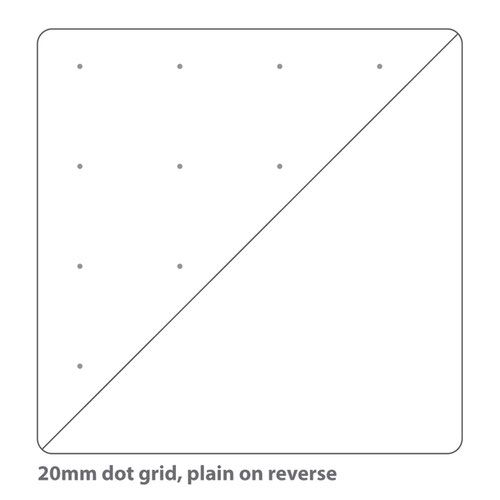 Rhino A1 Educational Dotted Flip Chart Pad 30 Leaf 20mm Dotted With Plain Reverse (Pack 5) - REDFC-2
