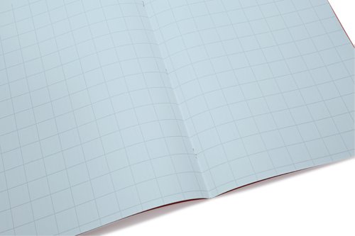 RHINO A4 Special Exercise Book 48 Page, Light Blue with Tinted Blue Paper, S10 (Pack of 50)