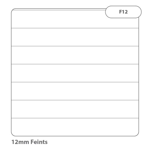 Rhino 8 x 6.5 Exercise Book 48 Page Feint Ruled 12mm Lines F12 Red (Pack 100) - VEX342-66-8