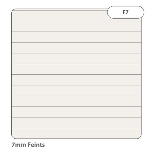 RHINO A6 Recycled Twinwire Notebook 200 page, F7 (Pack of 6)