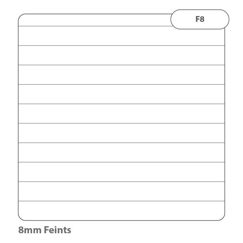 RHINO 8 x 6.5 Exercise Book 48 Page, Red, F8 (Pack of 10)