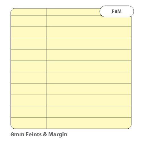 Rhino A4 Perforated Legal Pad 100 Page Feint Ruled 8mm With Margin (Pack 10) - RPY4FM-0