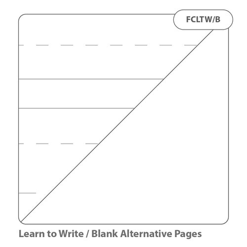 Rhino A1 Educational Literacy Flipchart Pad 30 Leaf FCLTW/B (Pack 5) - RELFC-8 14188VC