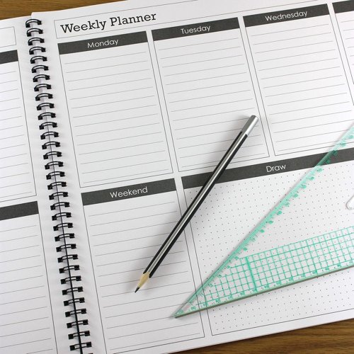 Leaf Graph A3 Weekly Planner (Week to View) Wirebound Book (60 pages)