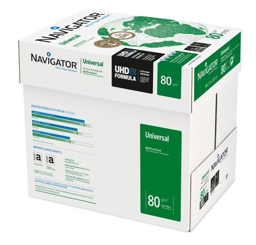 Navigator Universal White Paper A4 80gsm FSC 500 Sheets