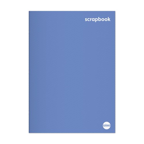 RHINO 13 x 9 Scrapbook 24 Page Blue Sugar Paper (Pack of 12)