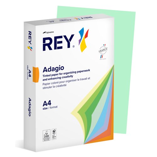 REY Adagio Green Paper A4 80gsm 500 Sheets