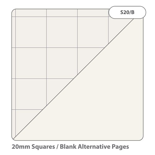 Rhino A1 Flipchart Pad 40 Leaf 20mm Squared With Plain Reverse (Pack 10) - RHFC-2
