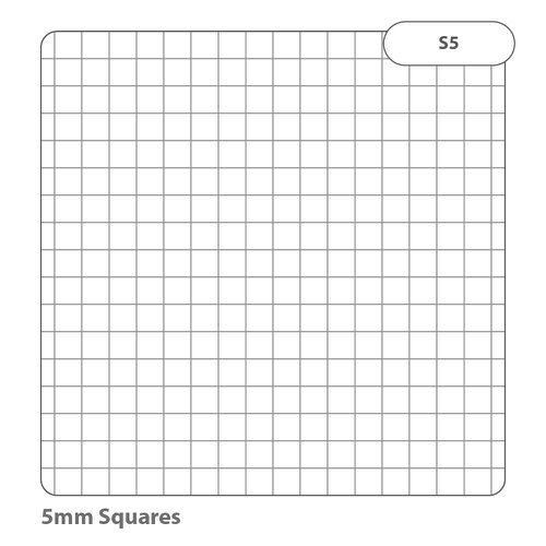 Rhino A4 Exercise Book 80 Page 5mm Squares S5 Light Blue (Pack 50) - VEX668-1625-6