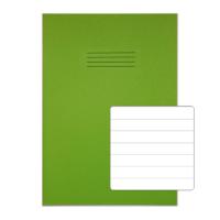 RHINO 13 x 9 A4+ Oversized Exercise Book 40 Pages / 20 Leaf Light Green 12mm Lined