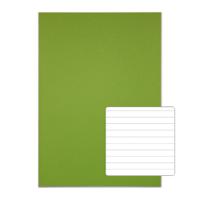 RHINO 13 x 9 A4+ Oversized Exercise Book 40 Pages / 20 Leaf Light Green 8mm Lined