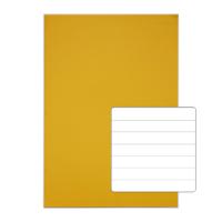 RHINO 13 x 9 A4+ Oversized Exercise Book 40 Pages / 20 Leaf Yellow 12mm Lined