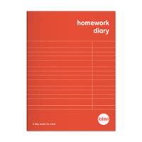 RHINO Education 8 x 6 Homework Diary 84 Pages / 42 Leaf 5-Day Week