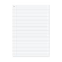 Rhino Exam Paper Corner Punched 8mm Ruled Margins A4 Pack Of 500 Cx0100 3P