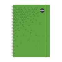RHINO A4 Polypropylene Twinwire Notebook with Elastic Band 200 Pages / 100 Leaf 8mm Lined
