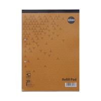 Rhino Refill Pad 8mm Ruled and Margin Headbound A4 50 Leaves Pack of 10 RE4FMH 3P