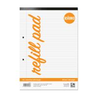 RHINO A4 Refill Pad Headbound 160 Pages / 80 Leaf 6mm Lined with Margin
