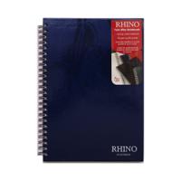 Rhino Twinwire Book 8mm Ruled A5 Blue 180 Page Pack of 5 RTWA5B 3P
