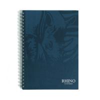 Rhino Twinwire Book 8mm Ruled A6 Blue 160 Page Pack of 5 RTWA6B 3P