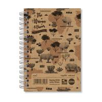 RHINO Recycled A6 Twinwire Notebook 200 Pages / 100 Leaf 7mm Lined