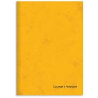 RHINO Counsel´s Notebook A4 96 Page Yellow F8