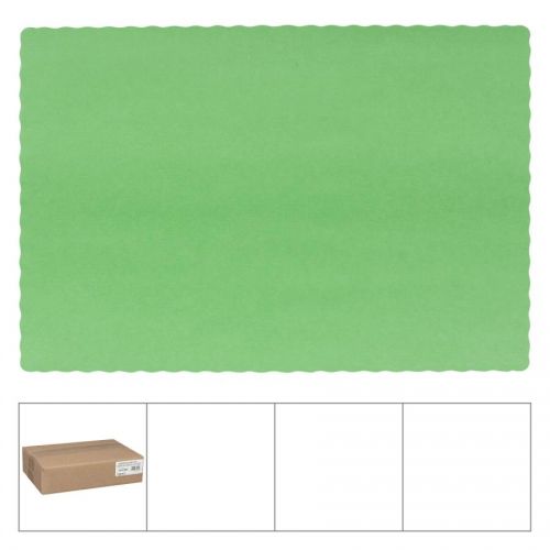 Solid Value Scalloped Edge Placemat