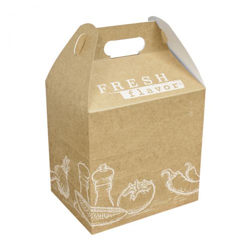 8x6x8 Handled Top Deli Carton Fresh Flavor, pack=100