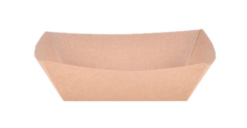 BX0513 #100 ECO Kraft Paperboard Food Tray, 1-lb Capacity (Case of 1000)