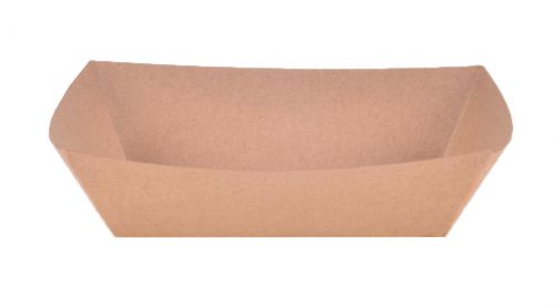 BX0517 #200 ECO Kraft Paperboard Food Tray, 2-lb Capacity (Case of 1000)