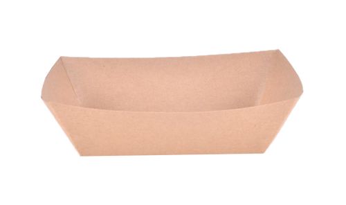 BX0525 #300 ECO Kraft Paperboard Food Tray, 3-lb Capacity (Case of 500)