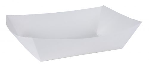 BX0553 #100 Paperboard Food Tray, 1 lb Capacity, White (Pack of 1000)