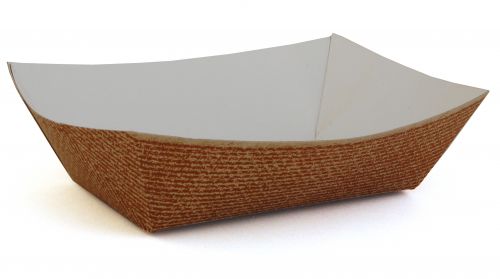 BX0565 #250 Clay Coated Paperboard Hearthstone Food Tray, 2-1/2-lb Capacity (Case of 500)