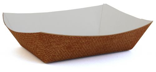 BX0566 #300 Clay Coated Paperboard Hearthstone Food Tray, 3-lb Capacity (Case of 500)