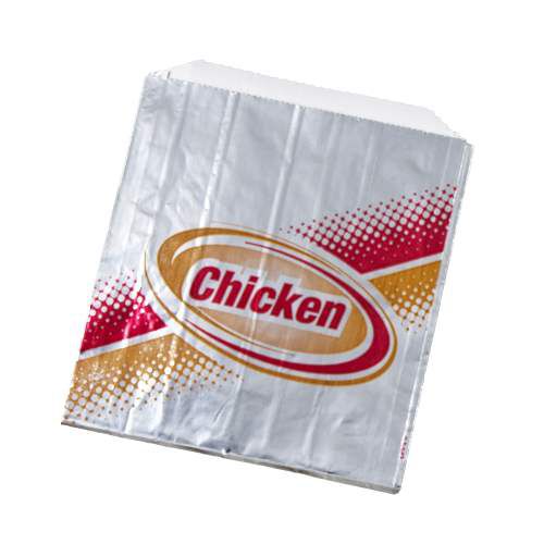 6.75x6.5 Foil Chicken Bag