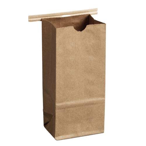 Coffee Bag 3-3/8x2.5x7.75 Paper