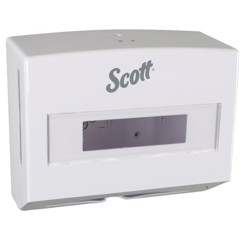 Scott Scottfold Compact Paper Towel Dispenser (09214), Small Towel Dispenser, White