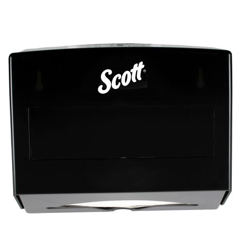 Scott Scottfold Compact Paper Towel Dispenser (09215), Small Towel Dispenser, Black
