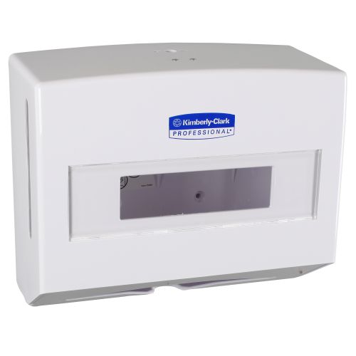 Scottfold Compact Paper Towel Dispenser (09217), Small Towel Dispenser, White